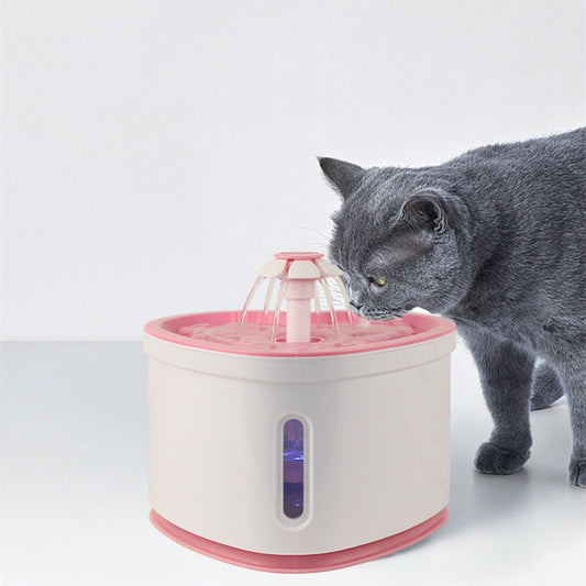 Automatic LED Pet Water Fountain – Electric USB Filtered Drinking Fountain for Cats & Dogs