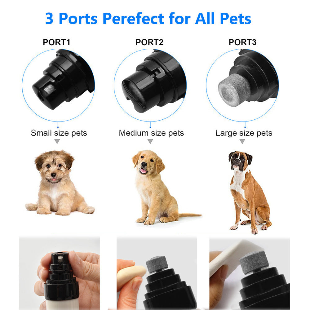 Electric USB Rechargeable Pet Nail Grinder – Quiet Paw Trimmer for Dogs & Cats