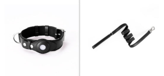 NexiPets AirTag Pet Collar Tracker Cover – Leather Protective Case for Cats & Dogs