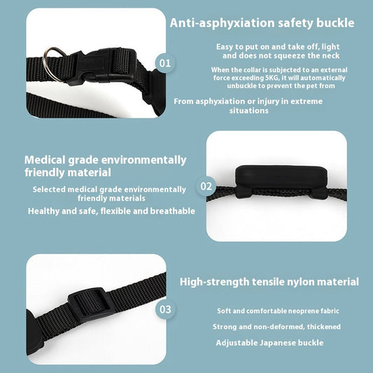 Bluetooth 5.2 Anti-Lost Pet Collar Tracker – 90dB Sound Search