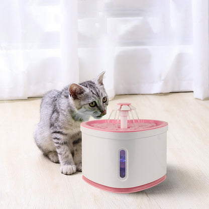 Automatic LED Pet Water Fountain – Electric USB Filtered Drinking Fountain for Cats & Dogs