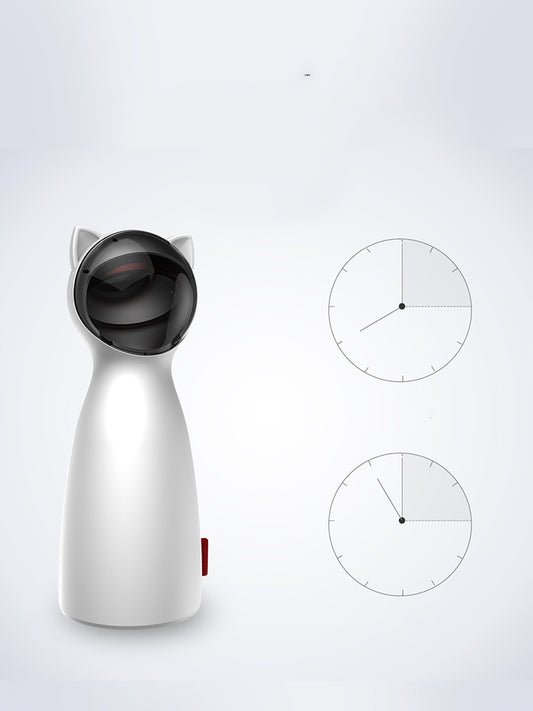 Interactive Smart LED Laser Cat Teaser Toy – 360° Auto-Rotating