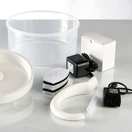 Swan-Neck Automatic Circulation Pet Drinking Fountain – Filtered Water Dispenser for Cats & Dogs