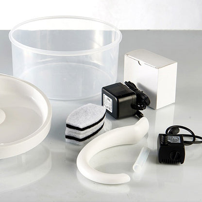 Swan-Neck Automatic Circulation Pet Drinking Fountain – Filtered Water Dispenser for Cats & Dogs