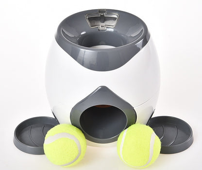 Smart Pet Feeder & Tennis Ball Launcher – Treat-Reward Throwing Machine for Dogs