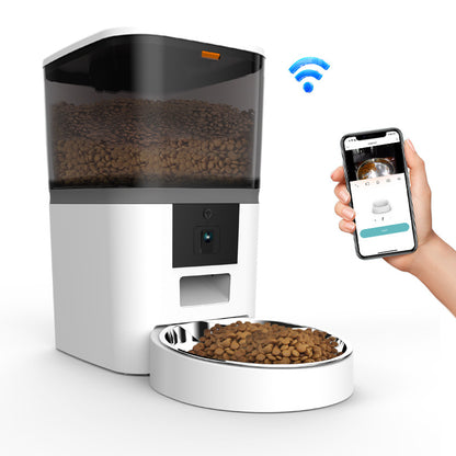 Smart Automatic Pet Feeder with HD Camera & App Control