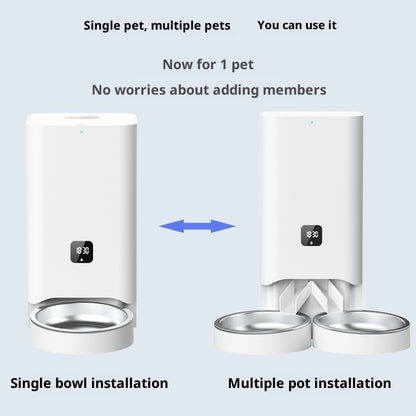 Smart Multi-Pet Automatic Feeder – Timed & Quantitative with 3 Stainless Steel Bowls
