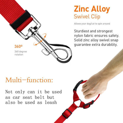 Adjustable Pet Safety Leash – Reflective Dog & Cat Walking Lead