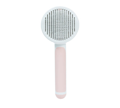 Round Handle Pet Grooming Comb – Wide-Tooth Detangling Comb for Dogs & Cats