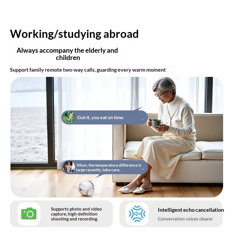 AI Pet Entertainment Mobile Camera Remote Monitoring Pet Robot