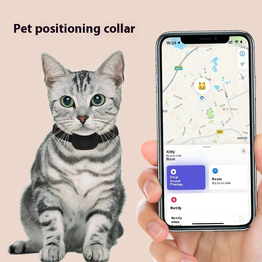 Bluetooth 5.2 Anti-Lost Pet Collar Tracker – 90dB Sound Search