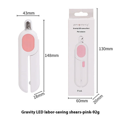 Pet LED Labor-saving Cat Nail Scissors