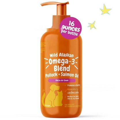 NexiPets Salmon Fish Oil Nourishing Serum – Shiny Coat & Healthy Skin for Pets