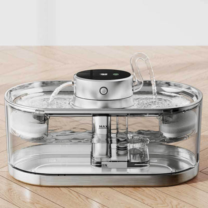 Smart Wireless Rechargeable Pet Water Dispenser – 5000mAh Battery
