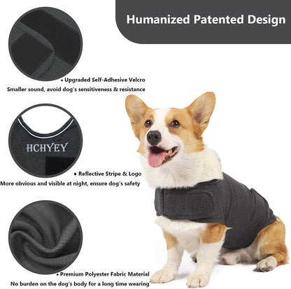 Classic Dog Anxiety Jacket Breathable Thunder Vest For Dogs Thunder Vest For Dogs Anxiety Shirt Dog Clothes For Anxiety Stress