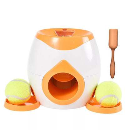 Smart Pet Feeder & Tennis Ball Launcher – Treat-Reward Throwing Machine for Dogs