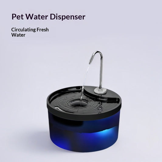 Smart Self-Circulating Filtered Pet Water Fountain – Quiet Pump for Cats & Dogs