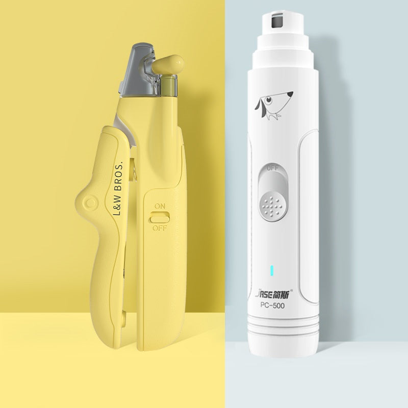 Professional Pet Nail Clippers with LED Light – Precision Trimmer for Dogs & Cats