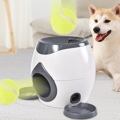 Smart Pet Feeder & Tennis Ball Launcher – Treat-Reward Throwing Machine for Dogs