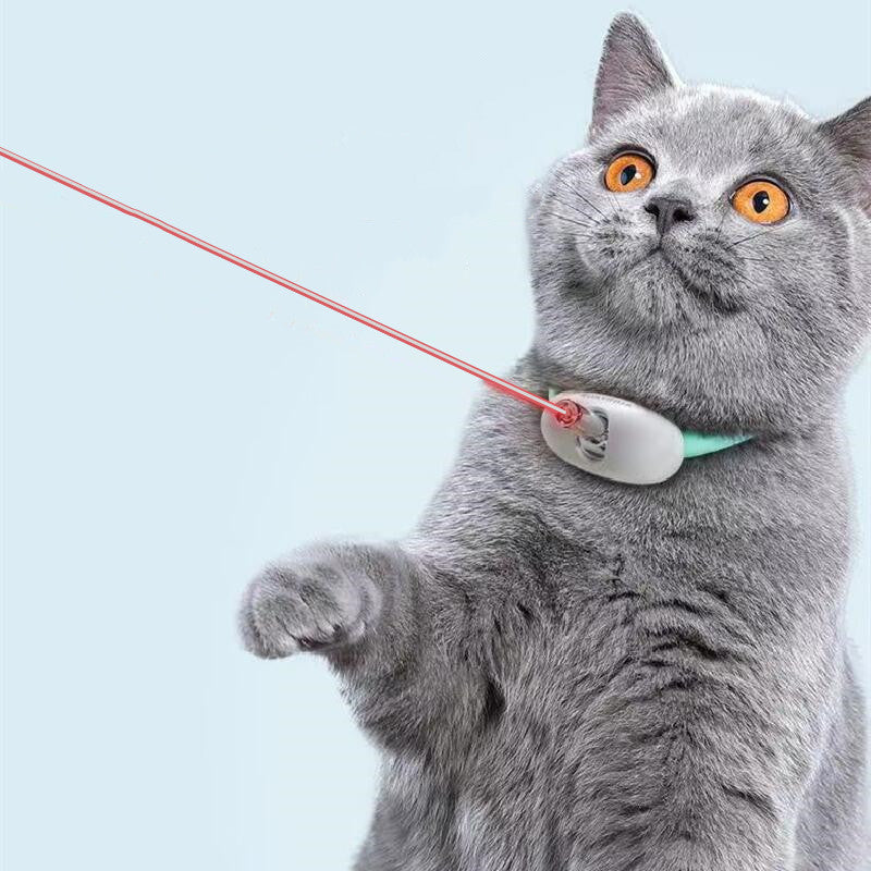 Smart Laser Cat Collar Toy – Hands-Free USB Rechargeable Automatic Teaser
