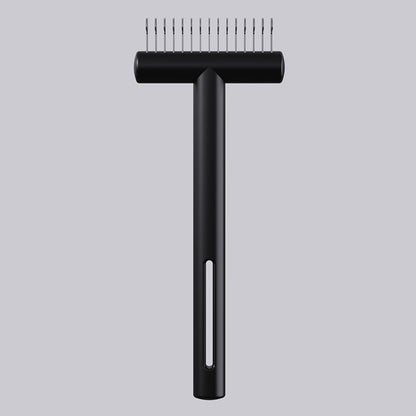 Professional Pet Dematting Comb – Stainless Steel Deshedding Undercoat Rake for Dogs & Cats
