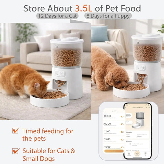 NexiPets Automatic Wi-Fi Cat Feeder - NexiPets