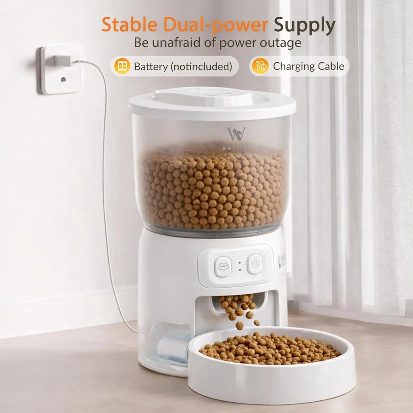 NexiPets Automatic Wi-Fi Cat Feeder - NexiPets
