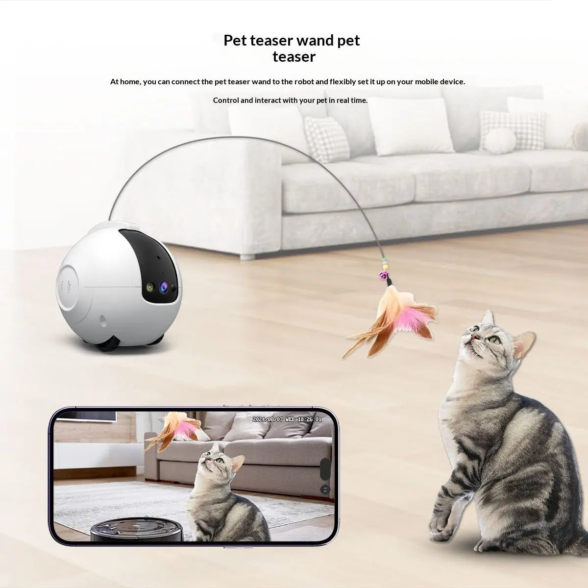 NexiPets AI Tumbler Camera Toy. - NexiPets