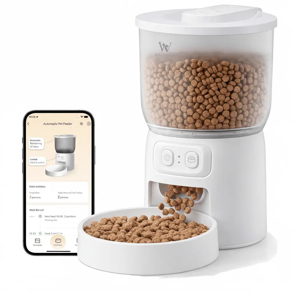 NexiPets Automatic Wi-Fi Cat Feeder - NexiPets