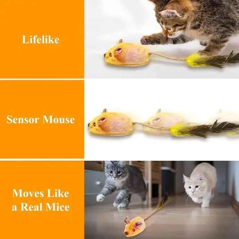NexiPets Interactive LED Mouse Cat Toy - NexiPets